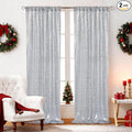 SquarePie Sequin Backdrop Non-Transparent Background Sparkly Curtain by SquarePie