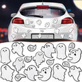Chinco 18 Pcs Halloween Ghost Car Magnets Reflective Ghost Boo Refrigerator by Chinco