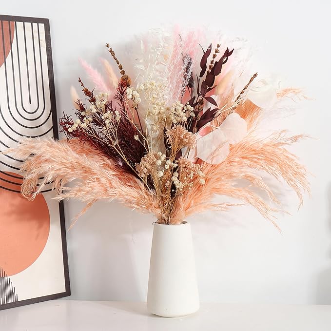 Pink Dried Flowers Bouquet - Image 6