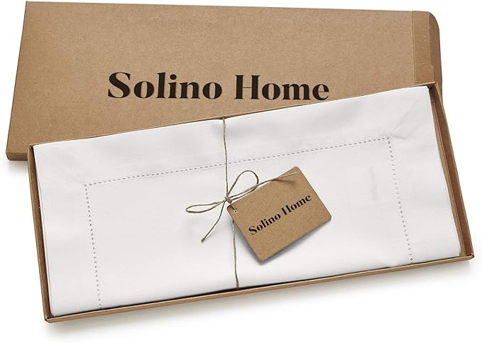 Solino Home White Table Runner 108 Inches Long - Image 6