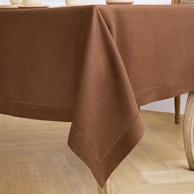 Solino Home Linen Tablecloth 60 x 108 Inch - Image 3