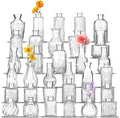Set of 33 Bud Vases for Flowers, Small Glass Vases for Flowers, Small Vintage by JM-capricorns