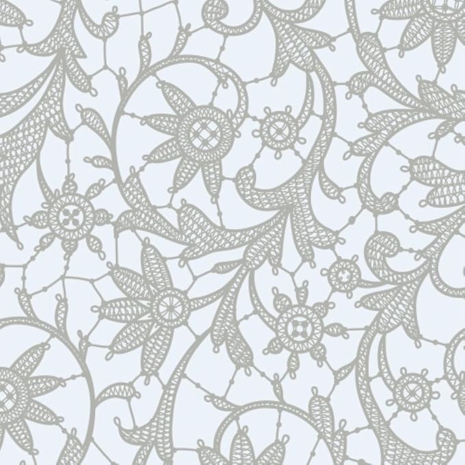 Exquisite Lace Table Cloth Rectangle Table Plastic 12-Pack Lace Tablecloth - Image 5