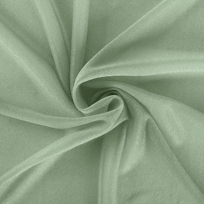 Sage Green Wedding Arch Draping Fabric 2 Panels 29" x 20 FT Wedding Drapes - Image 7