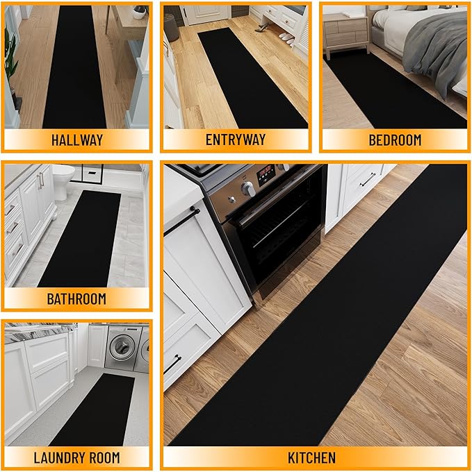 Ottomanson 2x20 Non Slip Extra Long Hallway Runner Rug - Image 4
