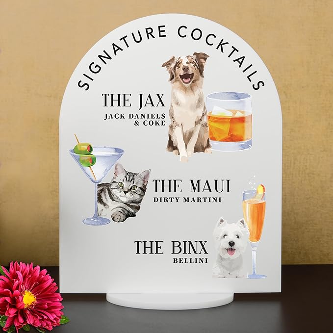 Pet Signature Drink Wedding Signs - Image 2