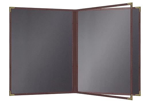 Goodsmart Pajco Style Restaurant Menu Covers – Pack of 10, Side-Loading Menu by Goodsmart