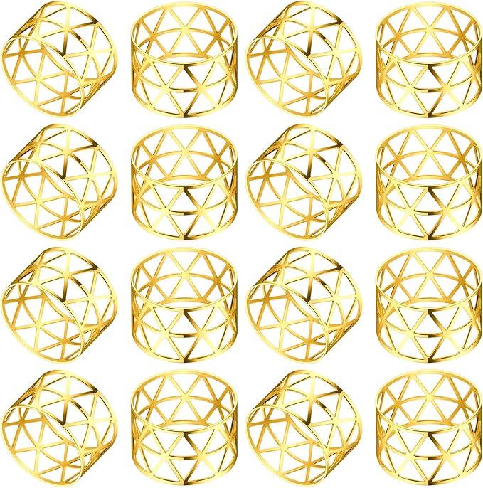 KPOSIYA Set of 20 Napkin Rings by KPOSIYA