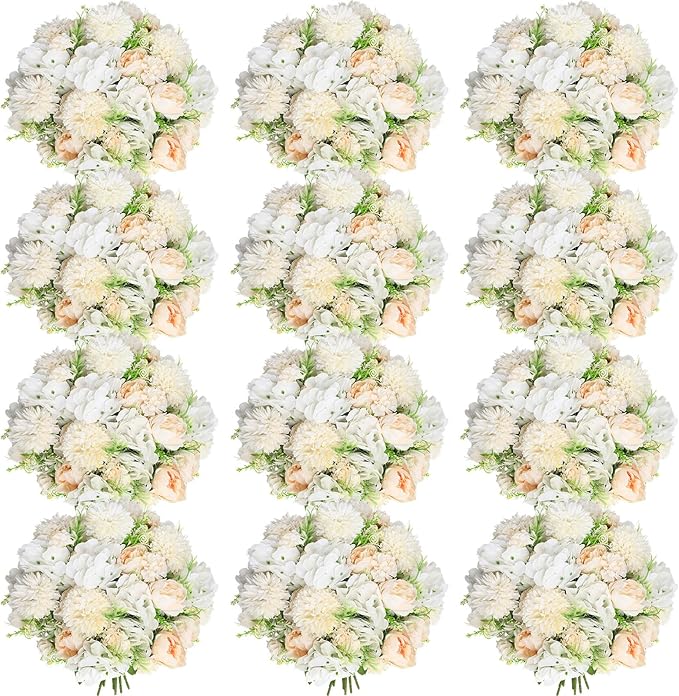 Tigeen Artificial Flowers Artificial Peonies Silk Flowers Faux Peony Fake Peony by Tigeen