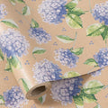 RUSPEPA 30" X 32.8' Hydrangea Wrapping Paper Large Kraft Paper Roll, Jumbo Roll by RUSPEPA
