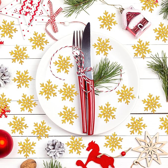 MARFOREVER Christmas Snowflake Glitter Confetti - Image 4
