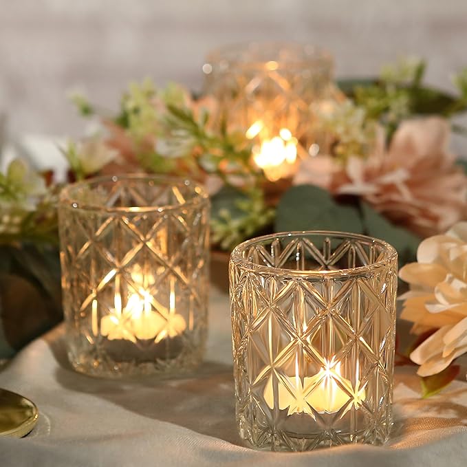 36 Pack Votive Candle Holders for Table Centerpieces, Home Decoration（Clear - Image 8