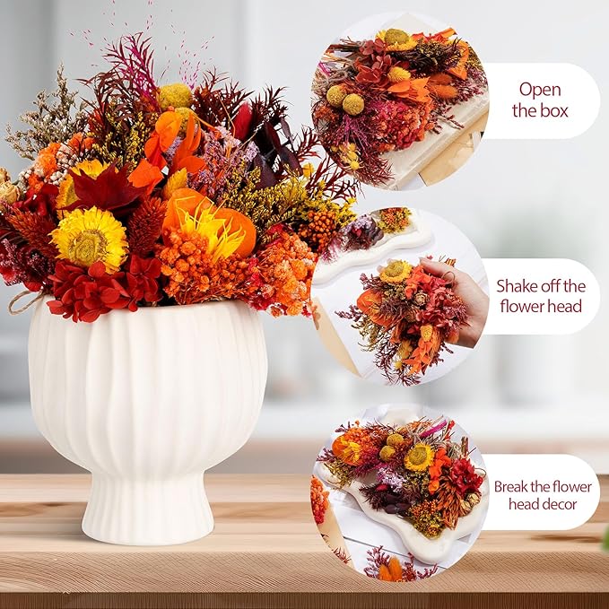 10/12/24 Pack Dried Flowers for Vase Various Mini Bouquet Dried Small - Image 4