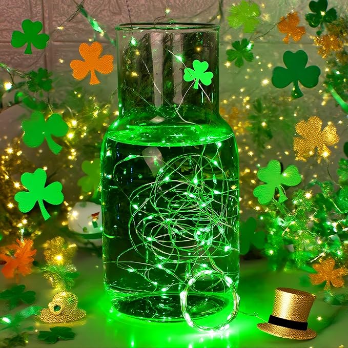 WATERGLIDE 12 Pack Fairy Lights Battery Operated, 7 ft 20 LED Mini String Lights - Image 3