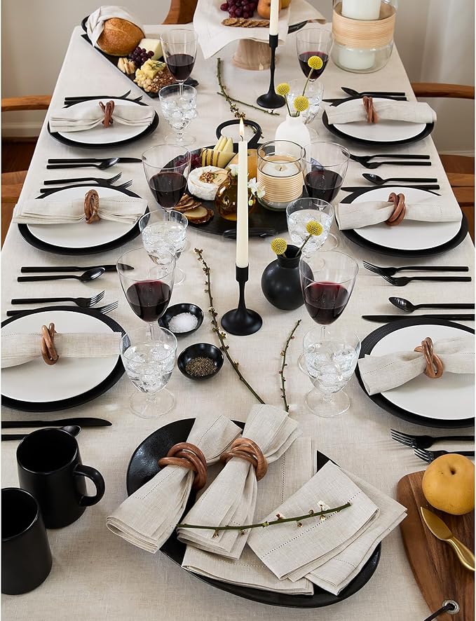 Solino Home Linen Tablecloth 60 x 156 Inch - Image 5