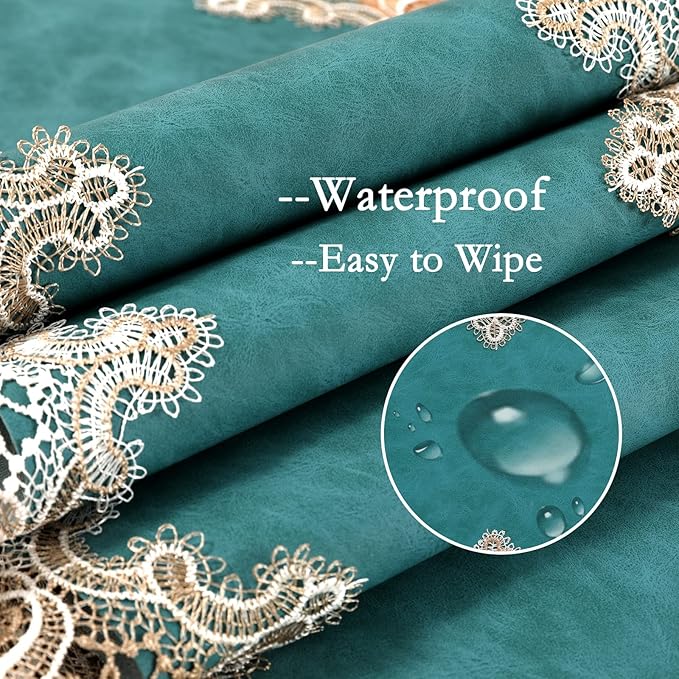 Vintage Lace Dining Table Runner, Small Macrame Coffee Table Runners 48 inches - Image 4