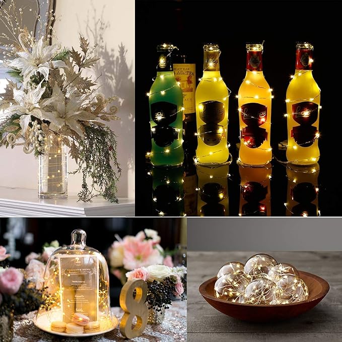 ANJAYLIA 16.5Ft 50 LED Fairy Lights Battery Operated String Lights - Image 5