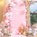 7.2FT Pink Arch Backdrop Cover by WishCare