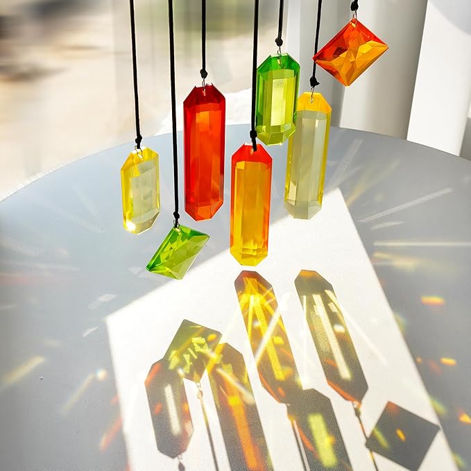 HDCRYSTALGIFTS 7PCS Crystal Prisms Suncatcher - Image 3