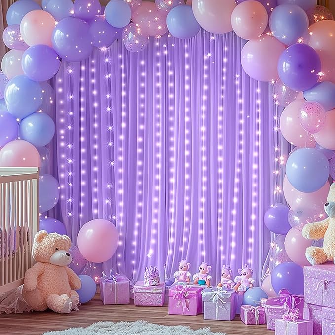 Lavender Backdrop Curtains - Image 4