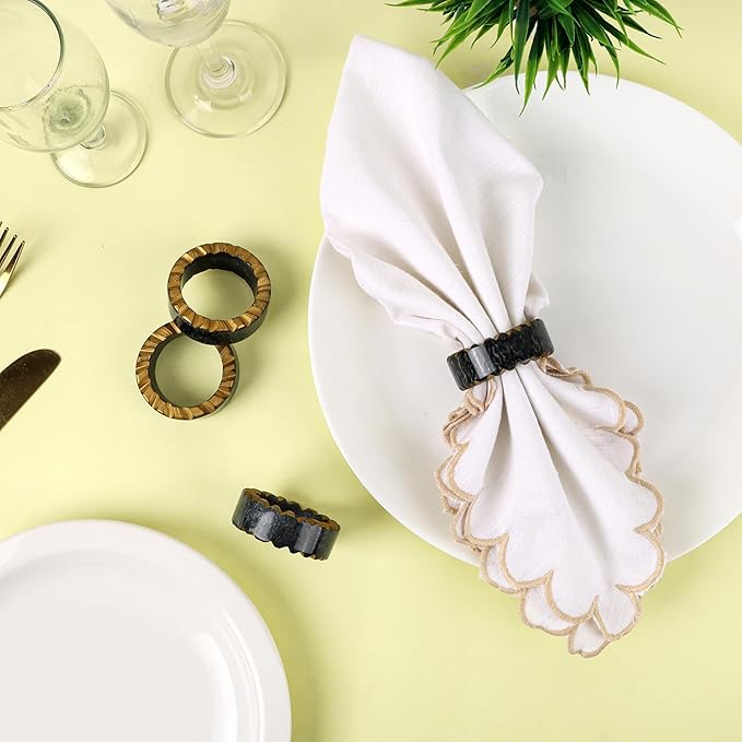 Epoxy Resin Napkin Rings Set of 12 - Image 6