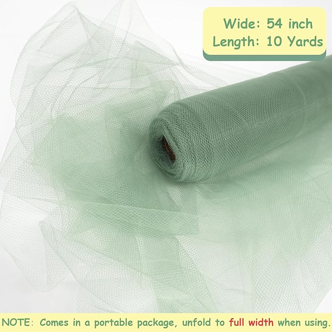 Tulle Fabric Rolls, 54 Inch by 10 Yards Tulle Ribbon - Image 4