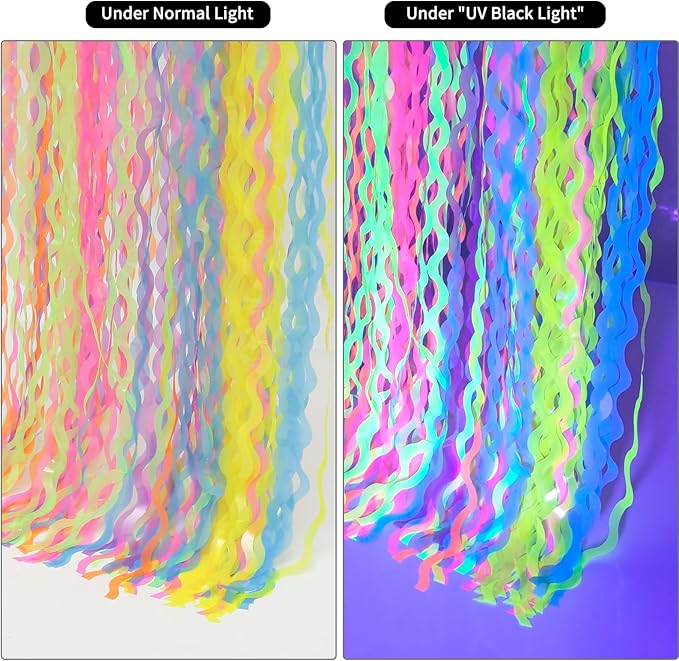 4 Pack Colorful Foil Fringe Curtain Backdrop - Image 7