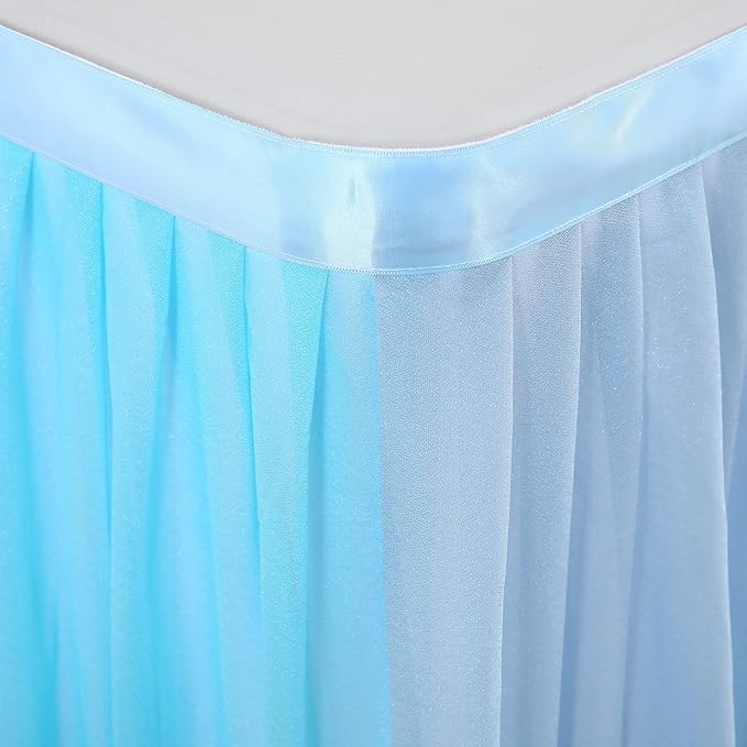 Frozen Theme Party Tulle Table Skirt - Image 7