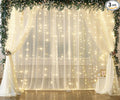 Ivory Tulle Backdrop Curtains by Suppromo