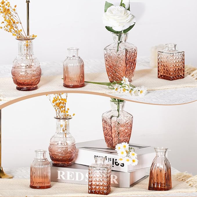 Mini Bud Vases Set of 12 As Wedding Centerpieces - Image 6