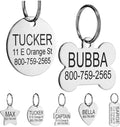 Providence Engraving Custom Engraved Stainless Steel Pet ID Tags by ProvidenceEngraving