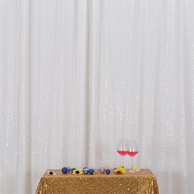 Poise3EHome Sequin Backdrop Curtain, Sequin Curtains by Poise3EHome