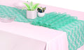 MDS Pack of 15 Wedding 12 x 108 inches Lace Table Runner by MDS
