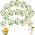 Ephlyn 30Pcs Foil Firework Cupcake Toppers Sparkle Tinsel Cupcake Picks by Ephlyn