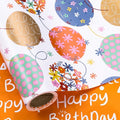 LeZakaa Reversible Birthday Wrapping Paper Roll by LeZakaa