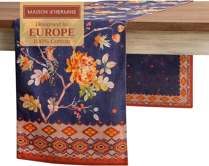 Maison d' Hermine Table Runner 100% Cotton Double Layer Table Runners 108 by MaisondHermine