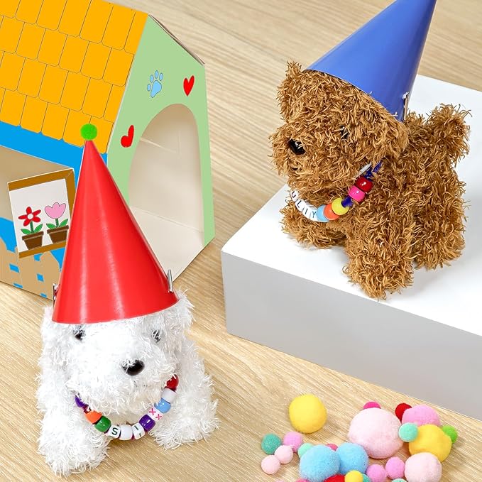 Cinrobiye 12 Sets Adopt a Puppy Party Favors DIY Dog Party Boxes Set Include 12 - Image 4