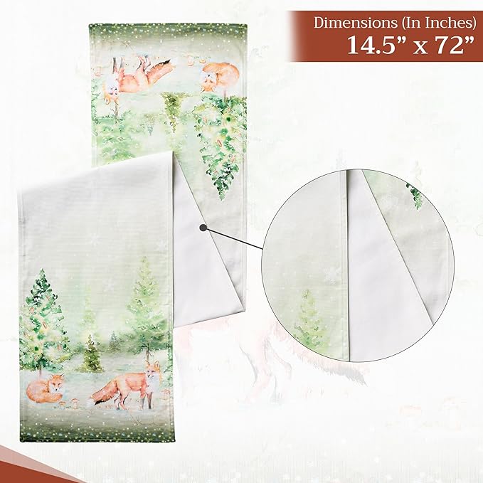 Maison d' Hermine Table Runner 100% Cotton Double Layer Table Runners 72 inches - Image 4
