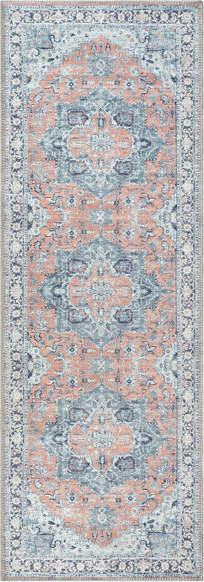 Bloom Rugs Washable Non-Slip 7 ft Runner - Image 3