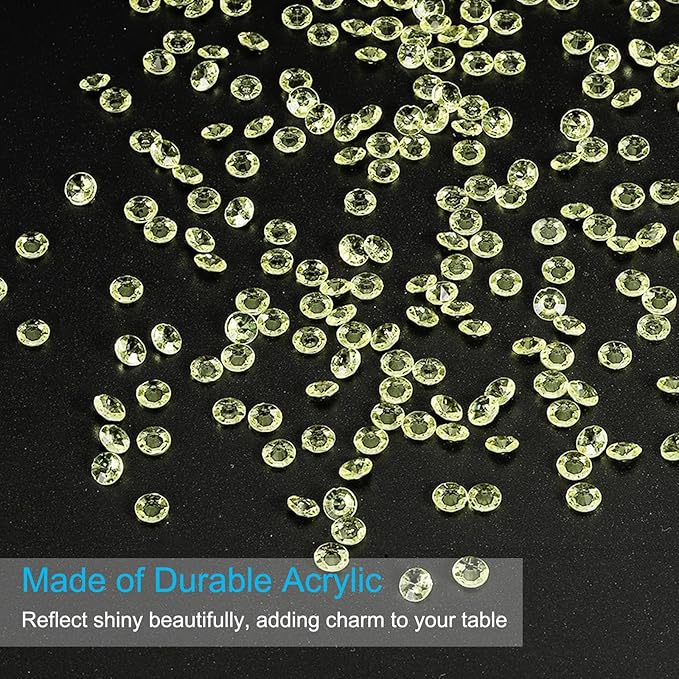PATIKIL 4000 Pcs Wedding Table Scatter Confetti Crystals 6mm Acrylic Diamonds - Image 3