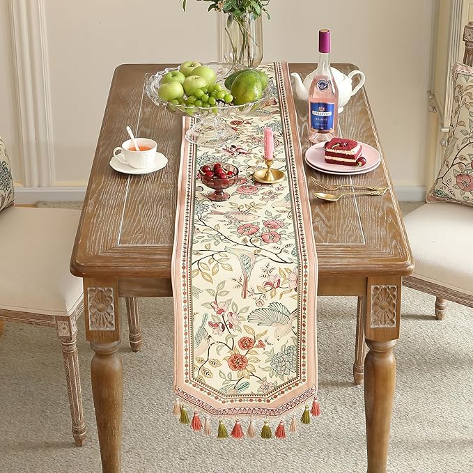 patdrea Velvet French Table Runner Farmhouse - Image 8