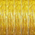 GOER 3.2 ft x 9.8 ft Metallic Tinsel Foil Fringe Curtains Party Photo Backdrop by GOER