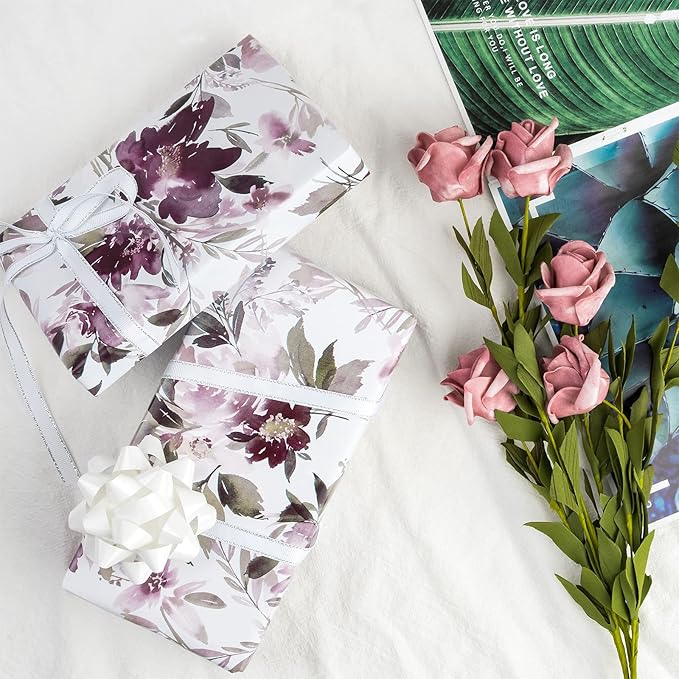 WRAPAHOLIC 30 Inch Jumbo Floral Wrapping Paper - Image 6