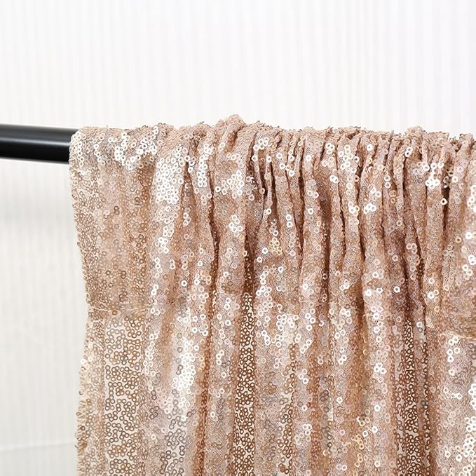 Poise3EHome 6FT x 8FT Sequin Photography Backdrop Curtain - Image 4