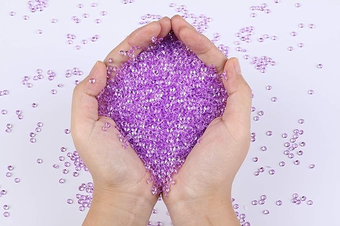 10000 pcs/Pack Wedding Table Scatter Confetti Crystals Acrylic Diamonds Vase - Image 3