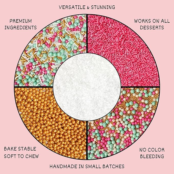 Confect Sprinkles – Princess Party Edible Sprinkles | Mix - Image 6