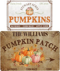 Personalized Halloween Farm Fresh Pumpkin Metal Sign Fall Decor by Enjoy-yjl