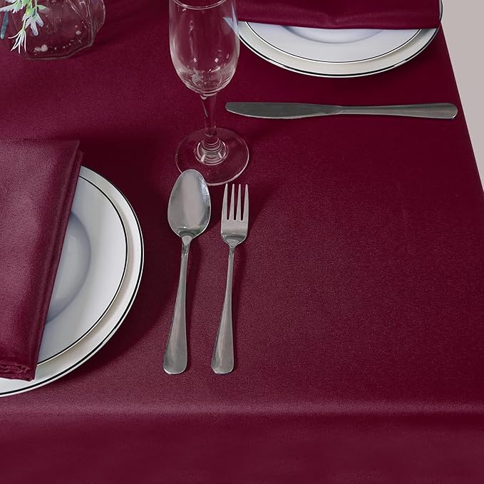 Cupuamon Square Tablecloth 70x70 inch Washable Polyester Fabric Table Cloth - Image 6
