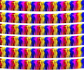 6 Pack 10 Feet Foil Fringe Garland Metallic Tinsel Streamers Banner Wall by Clayghsen