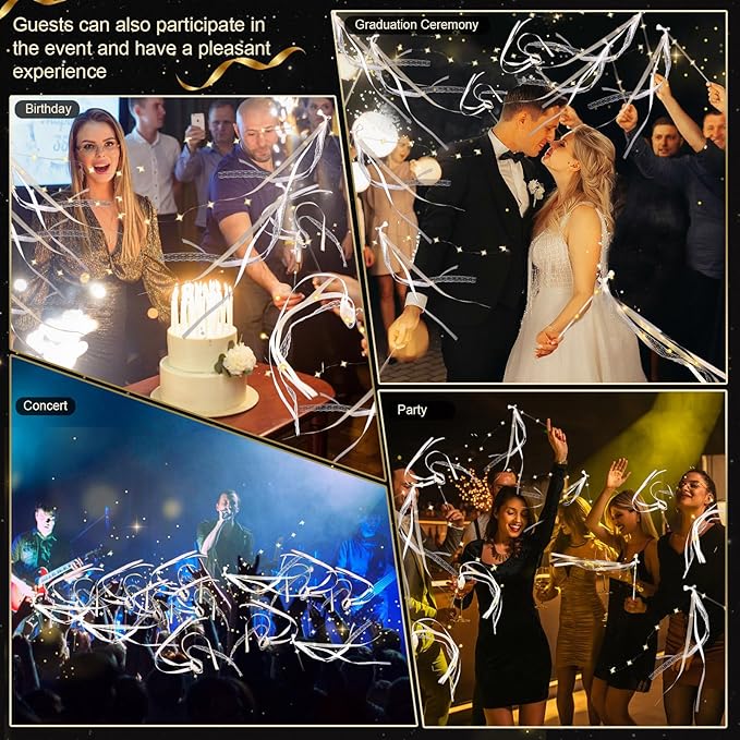 25 Pcs Wedding Wands Ribbon Streamers - Image 7